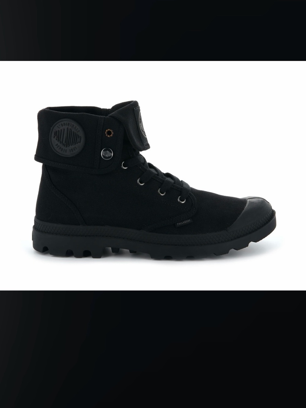 Palladium Baggy Boots Black Size 7 NEW